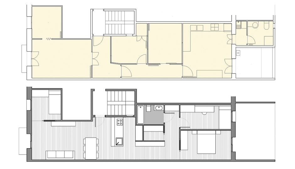 Redistribuir una vivienda en Gracia