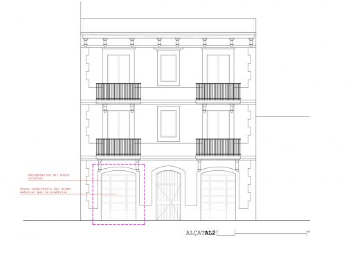 Renovation project and change of use in Sants, Barcelona